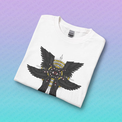 Liminal Seraphim Dimension — Biblically Accurate Angel Basic Long Sleeve Graphic Tee