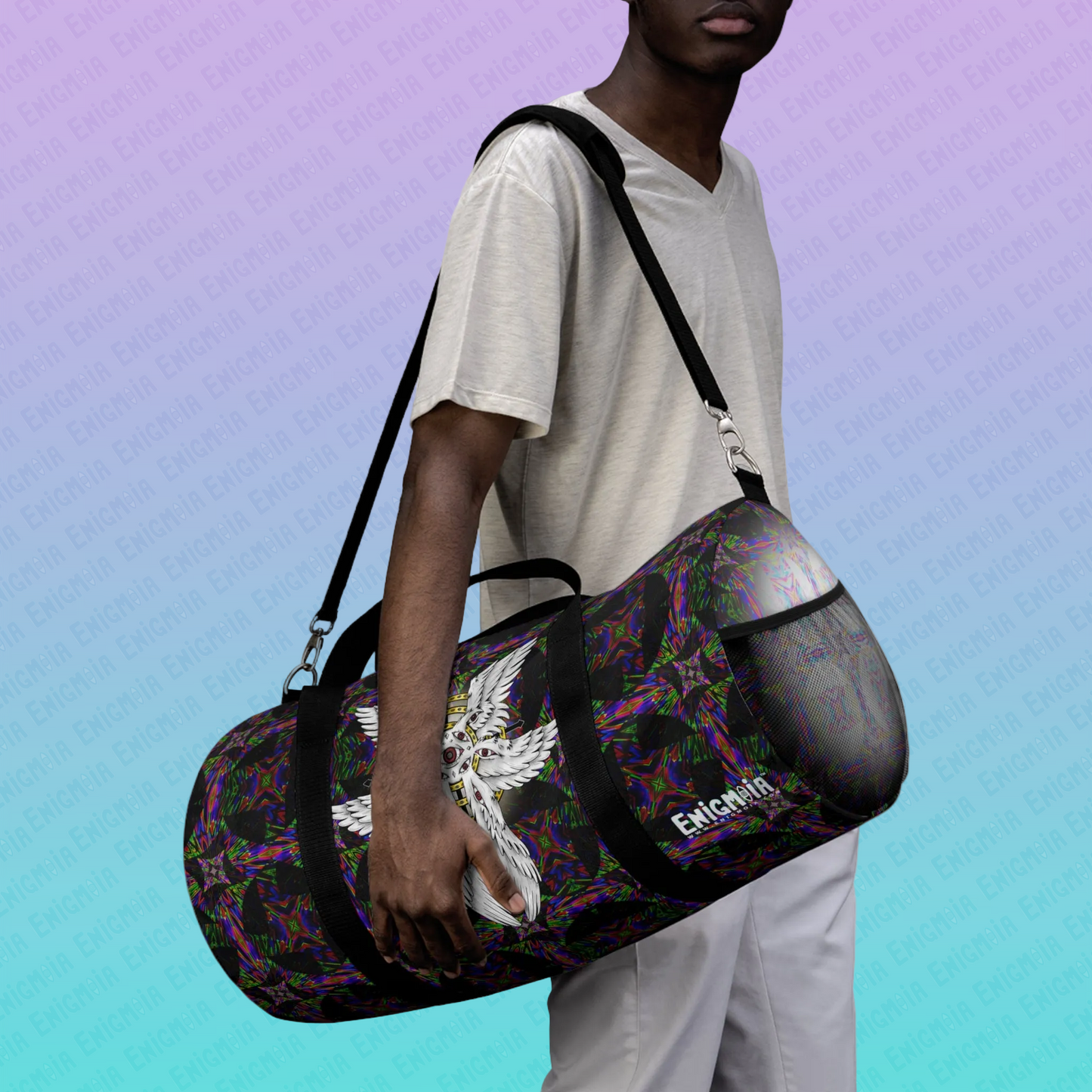 Liminal Seraphim Dimension — Biblically Accurate Angel Travel Gym Duffel Bag