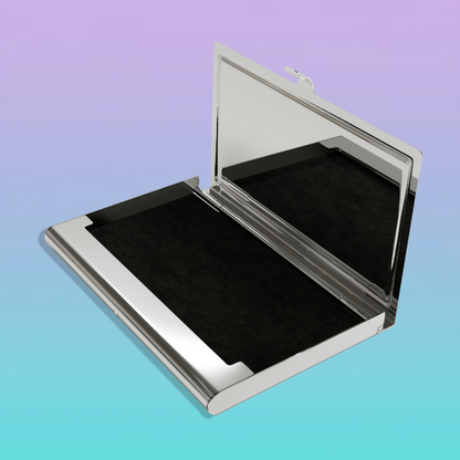 Gummi — Retro Aesthetic Geometric Memphis Style Pastel Vaporwave Metal Business Card Holder Case