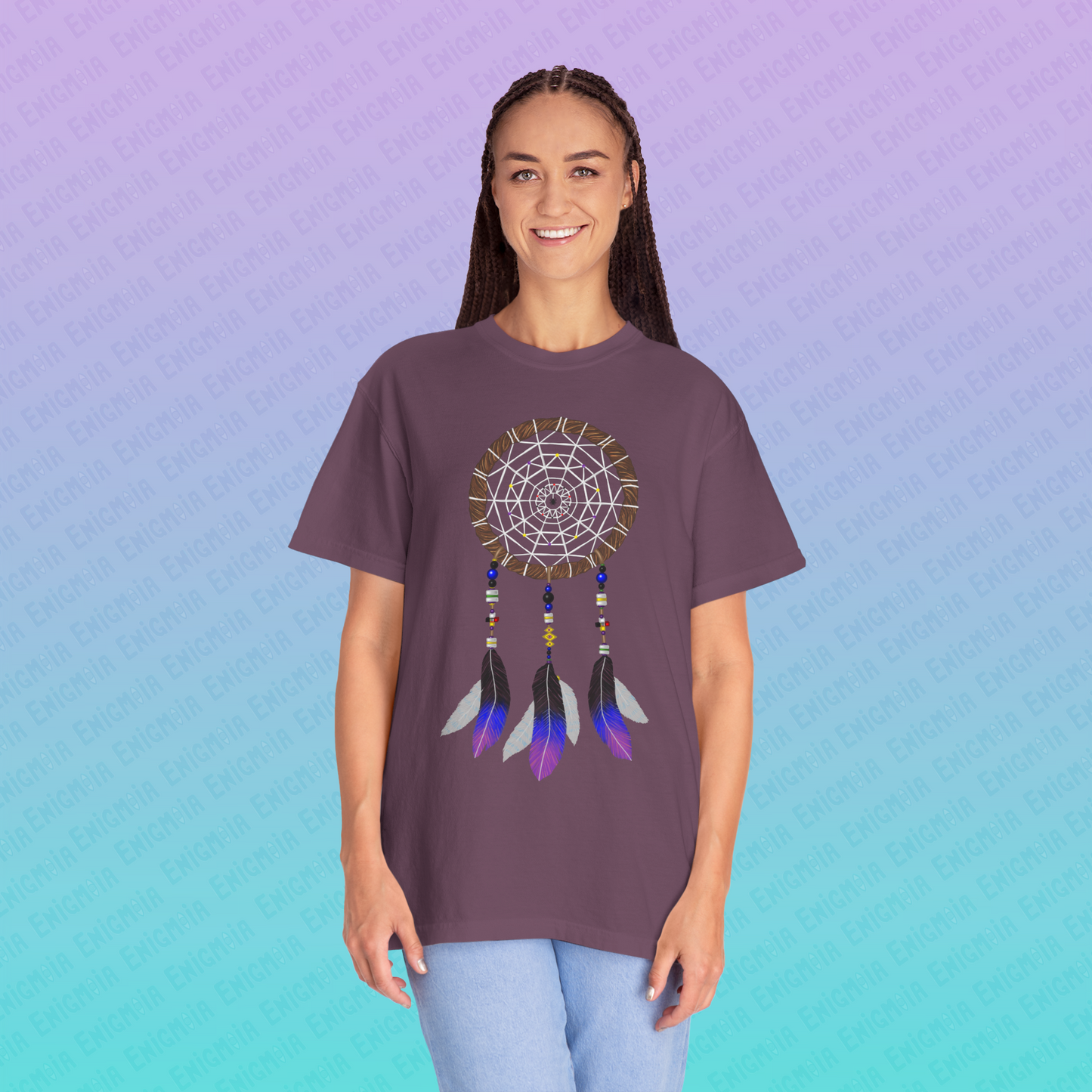 Silent Warrior — Dreamcatcher Garment-Dyed Unisex T-Shirt