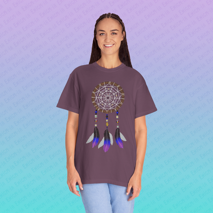 Silent Warrior — Dreamcatcher Garment-Dyed Unisex T-Shirt