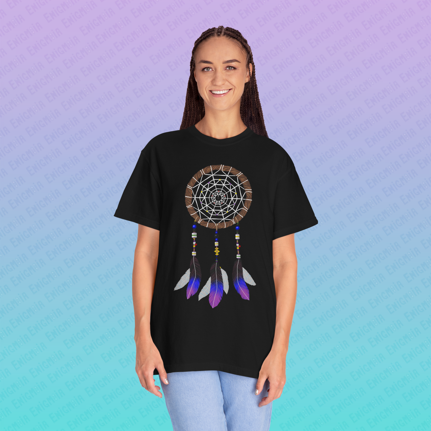Silent Warrior — Dreamcatcher Garment-Dyed Unisex T-Shirt