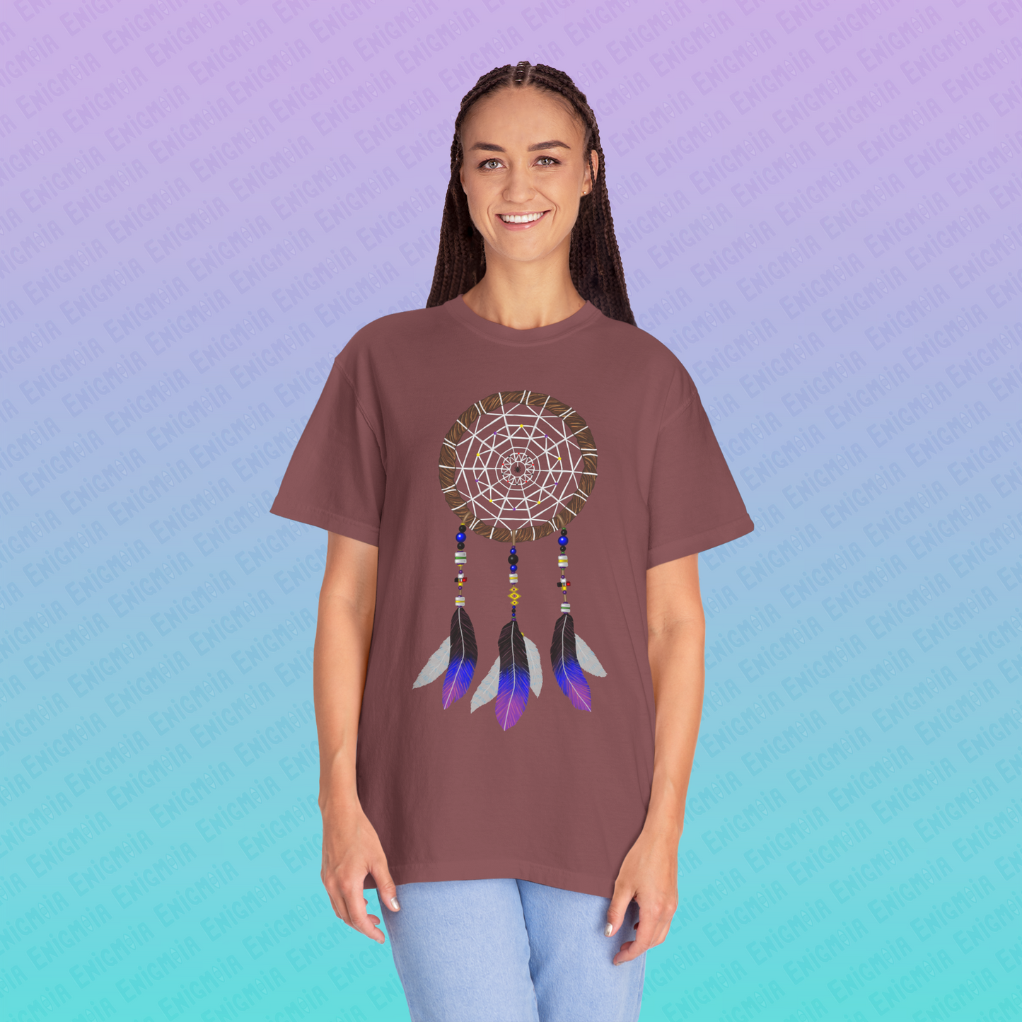 Silent Warrior — Dreamcatcher Garment-Dyed Unisex T-Shirt