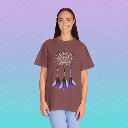 Silent Warrior — Dreamcatcher Garment-Dyed Unisex T-Shirt