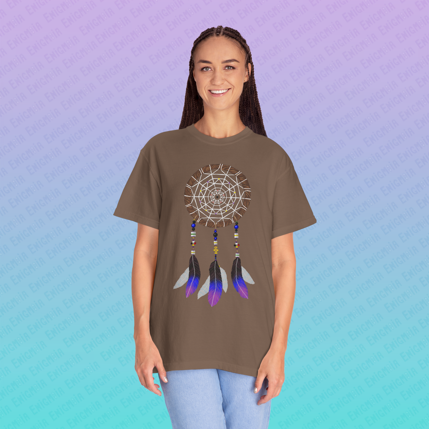Silent Warrior — Dreamcatcher Garment-Dyed Unisex T-Shirt
