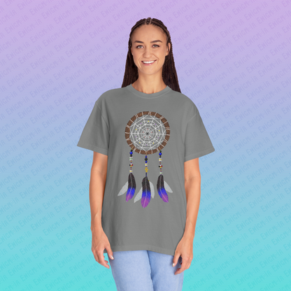 Silent Warrior — Dreamcatcher Garment-Dyed Unisex T-Shirt