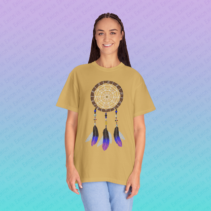 Silent Warrior — Dreamcatcher Garment-Dyed Unisex T-Shirt