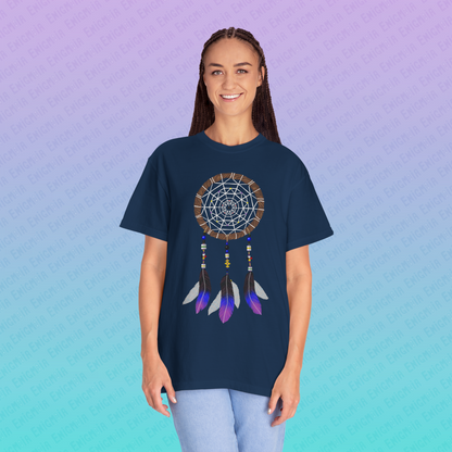 Silent Warrior — Dreamcatcher Garment-Dyed Unisex T-Shirt