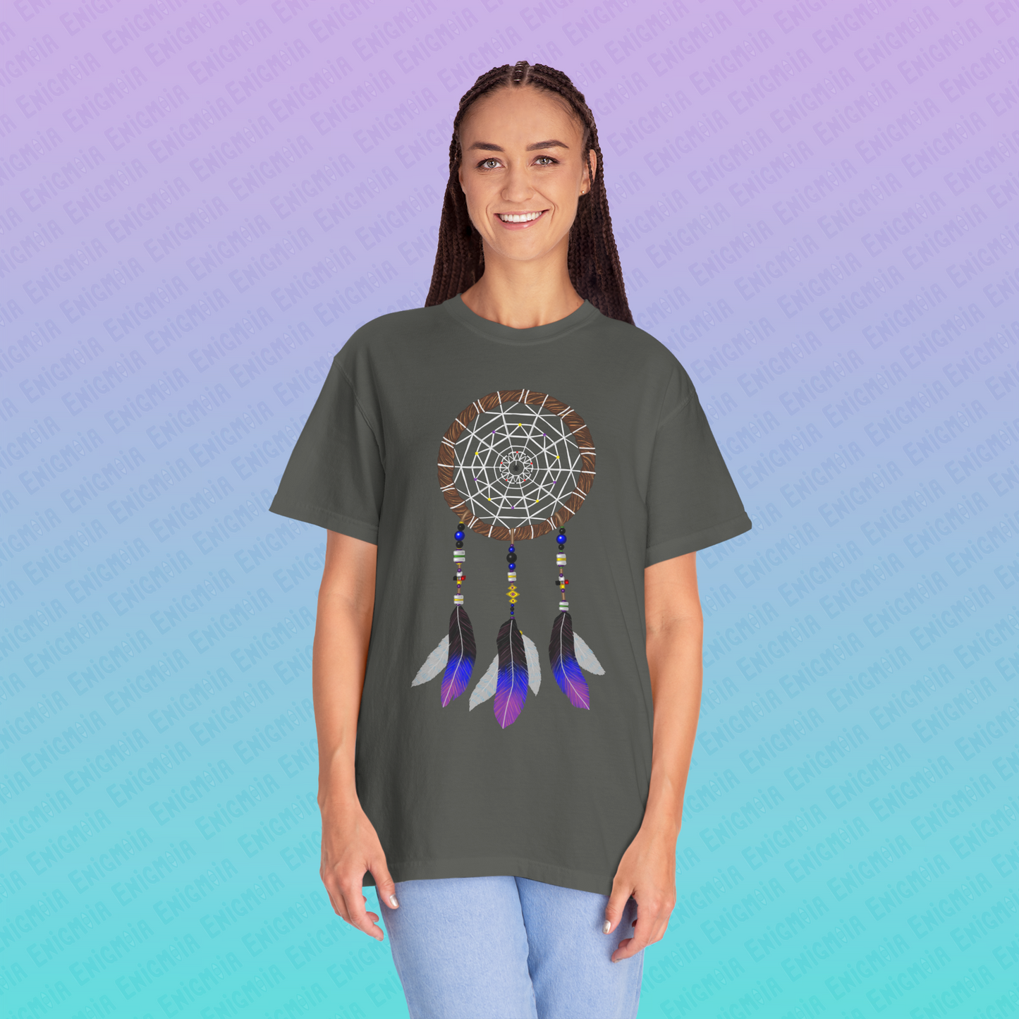 Silent Warrior — Dreamcatcher Garment-Dyed Unisex T-Shirt