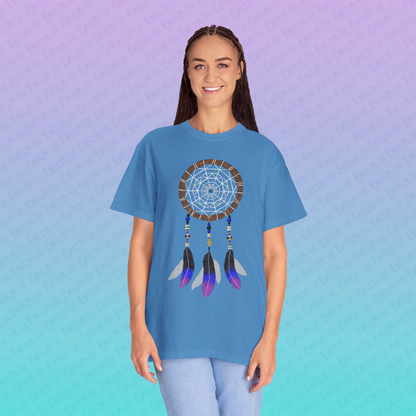 Silent Warrior — Dreamcatcher Garment-Dyed Unisex T-Shirt