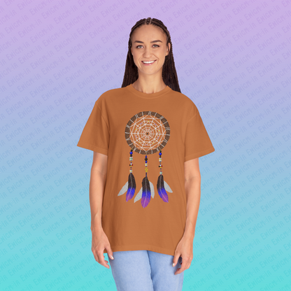 Silent Warrior — Dreamcatcher Garment-Dyed Unisex T-Shirt