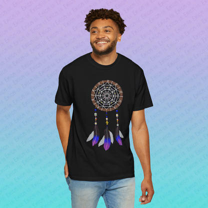 Silent Warrior — Dreamcatcher Garment-Dyed Unisex T-Shirt