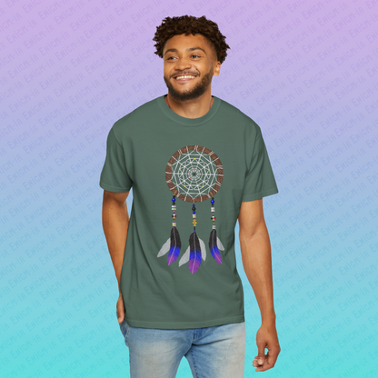 Silent Warrior — Dreamcatcher Garment-Dyed Unisex T-Shirt