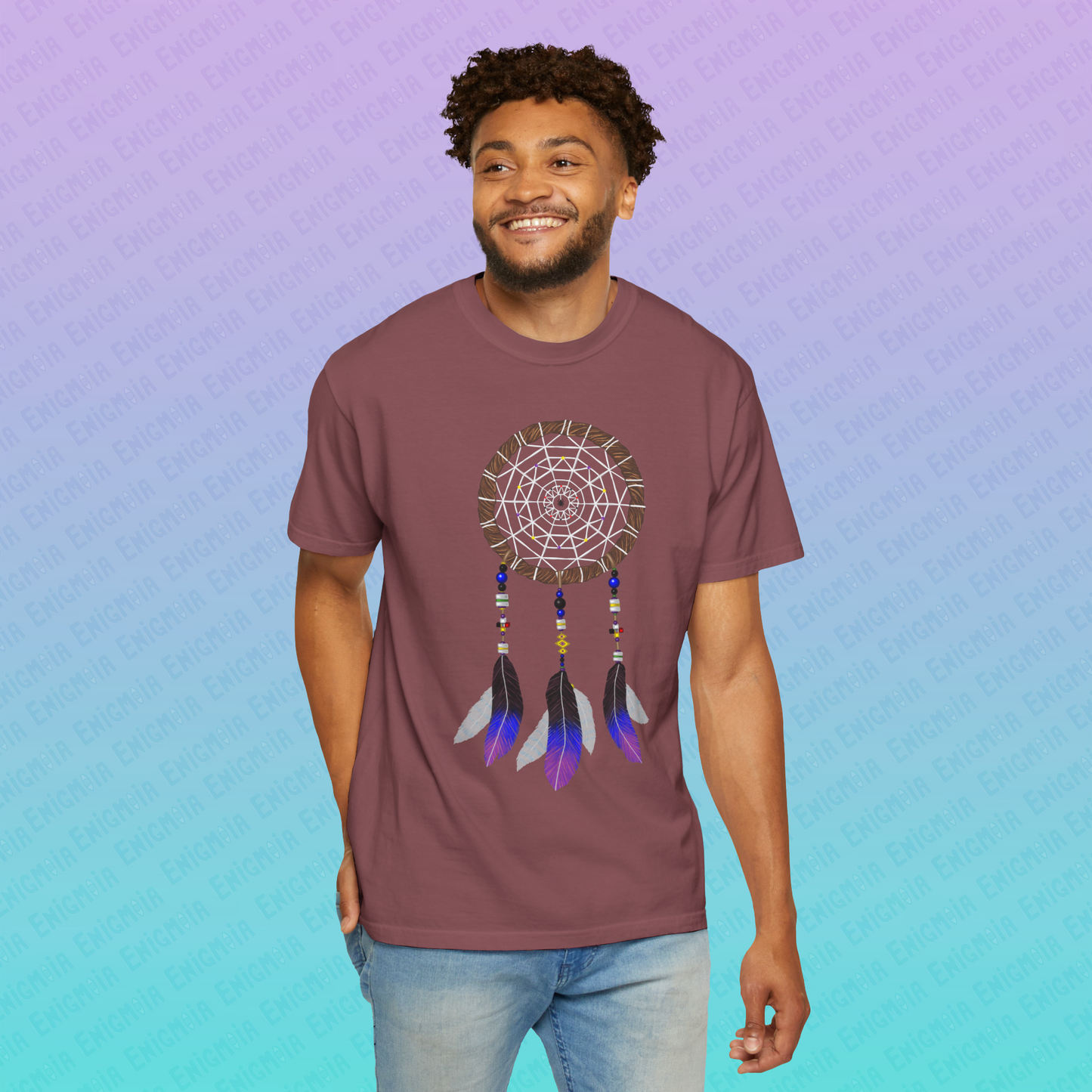 Silent Warrior — Dreamcatcher Garment-Dyed Unisex T-Shirt
