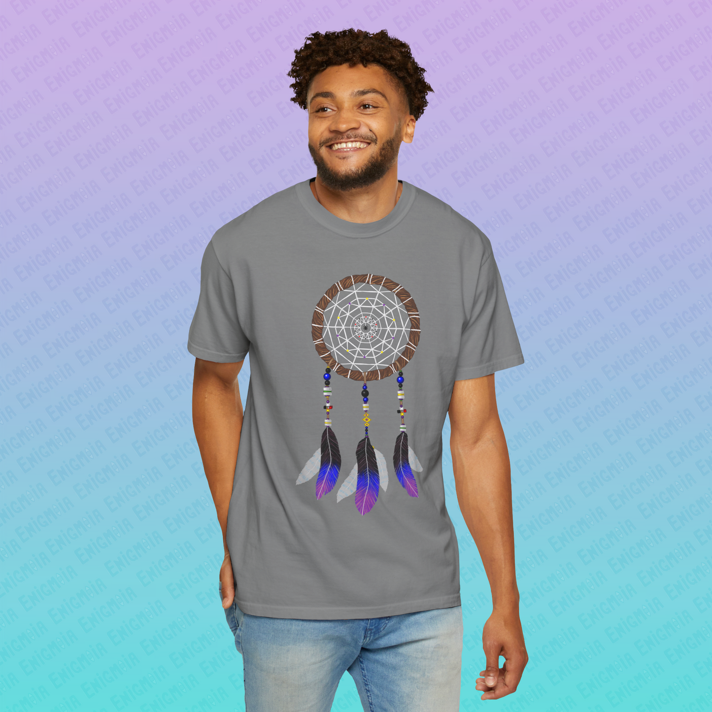 Silent Warrior — Dreamcatcher Garment-Dyed Unisex T-Shirt