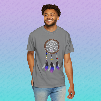 Silent Warrior — Dreamcatcher Garment-Dyed Unisex T-Shirt