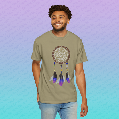 Silent Warrior — Dreamcatcher Garment-Dyed Unisex T-Shirt