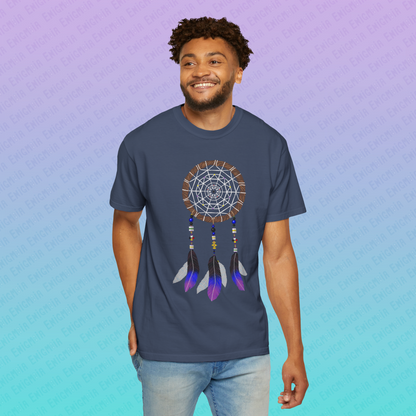 Silent Warrior — Dreamcatcher Garment-Dyed Unisex T-Shirt