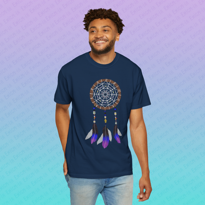 Silent Warrior — Dreamcatcher Garment-Dyed Unisex T-Shirt