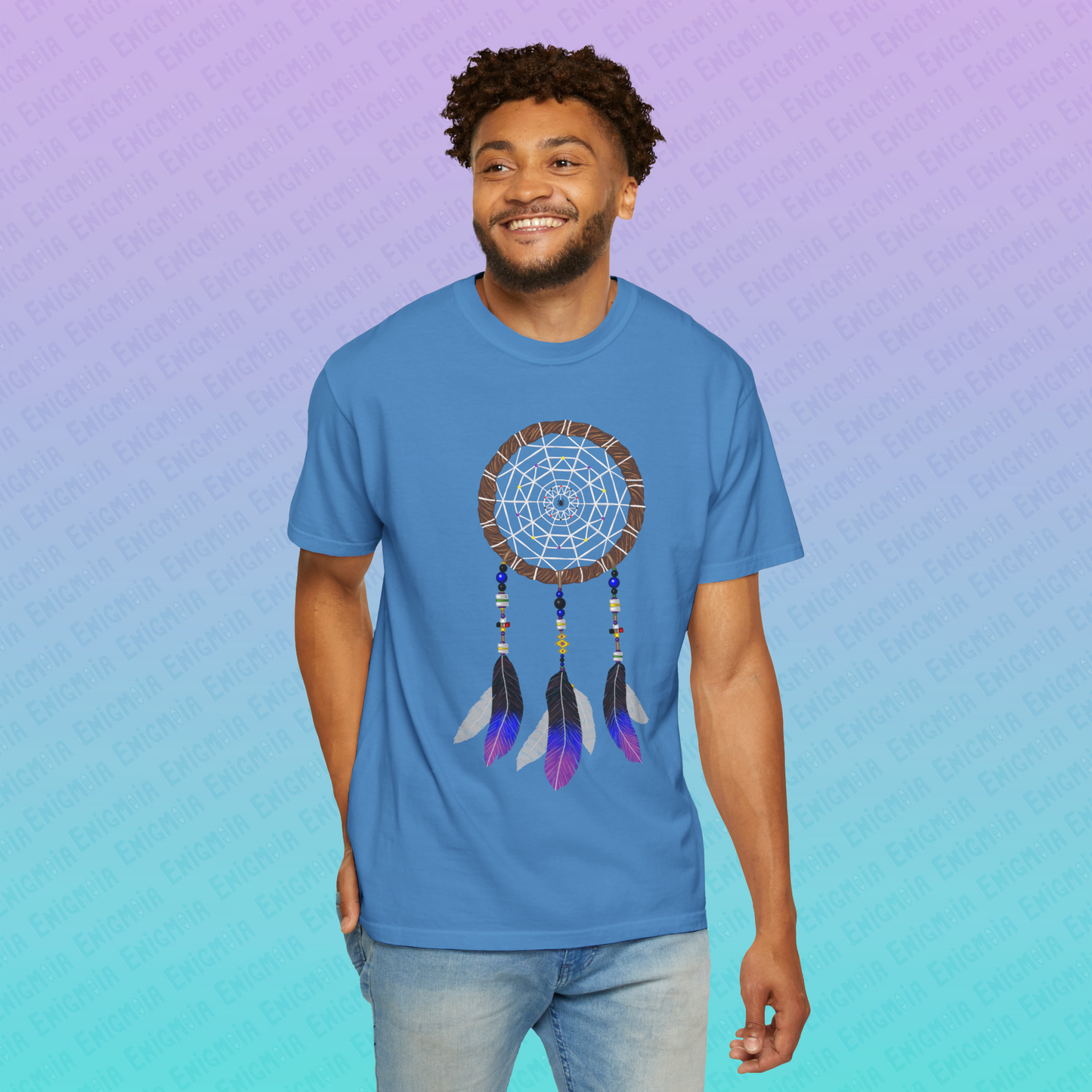Silent Warrior — Dreamcatcher Garment-Dyed Unisex T-Shirt