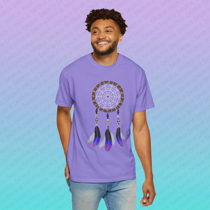 Silent Warrior — Dreamcatcher Garment-Dyed Unisex T-Shirt