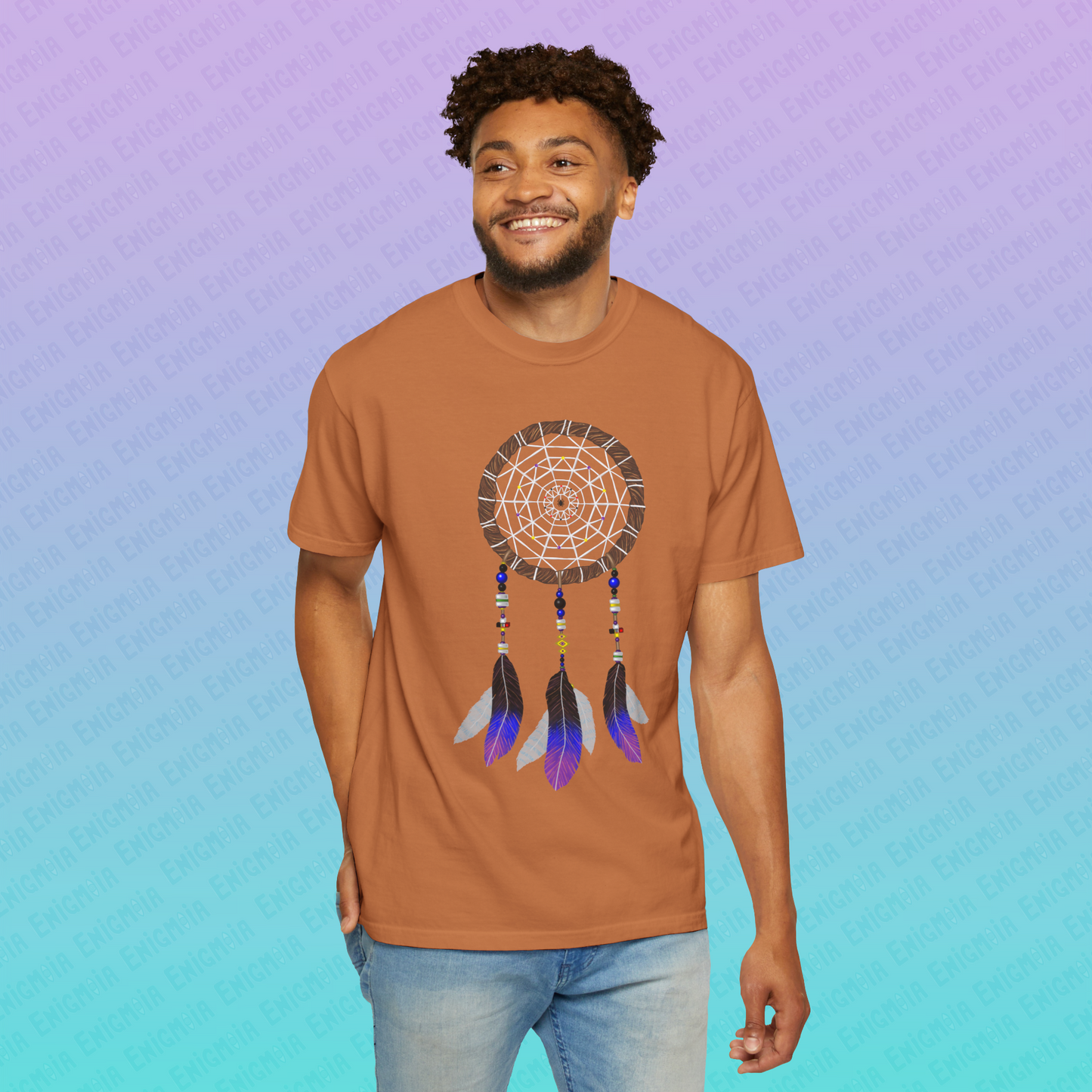 Silent Warrior — Dreamcatcher Garment-Dyed Unisex T-Shirt