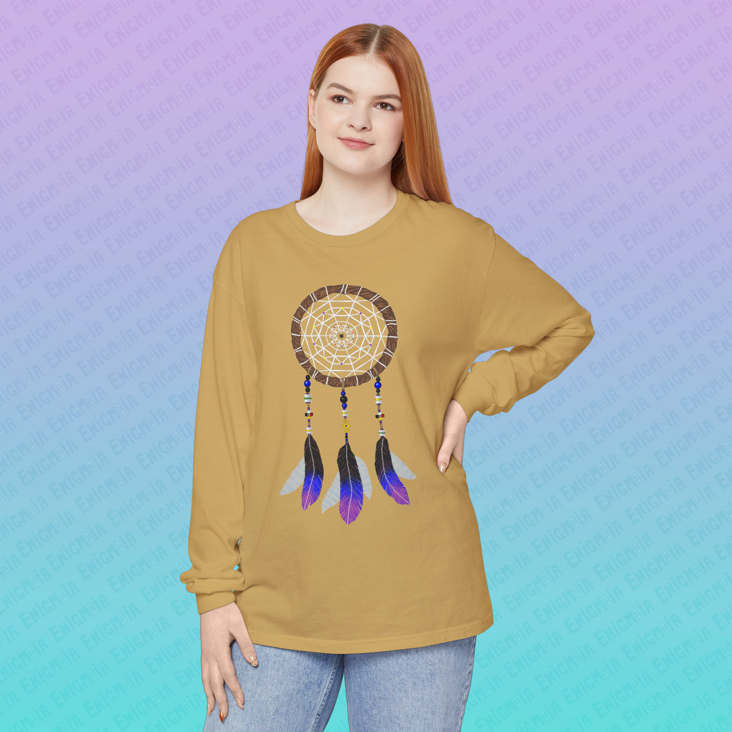 Silent Warrior — Dreamcatcher Long Sleeve T-Shirt
