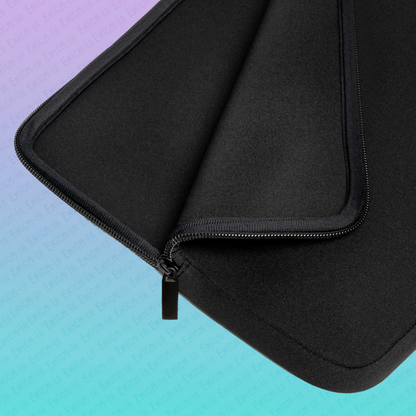 Astral Projection — Futuristic Metaphysical Laptop Sleeve with Floating Spirit Silhouettes