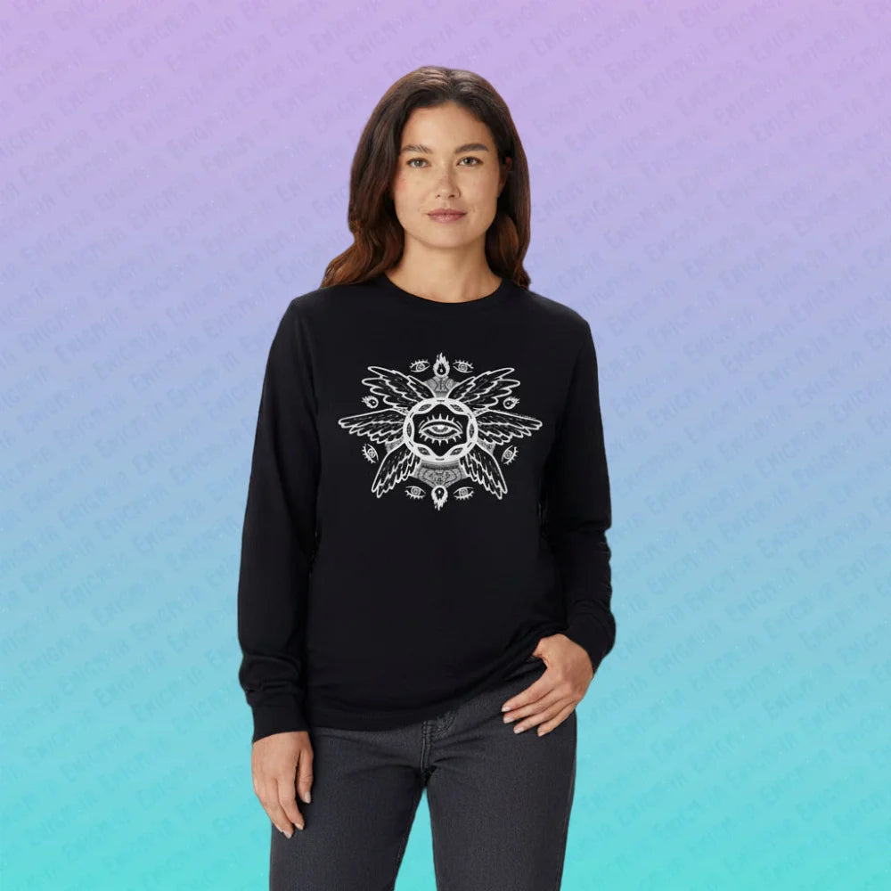 Be Not Afraid — Seraphim - Biblically Accurate Angel Long Sleeve Tee Long-sleeve