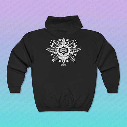 Be Not Afraid — Seraphim - Biblically Accurate Angel Design Zip Up Hoodie