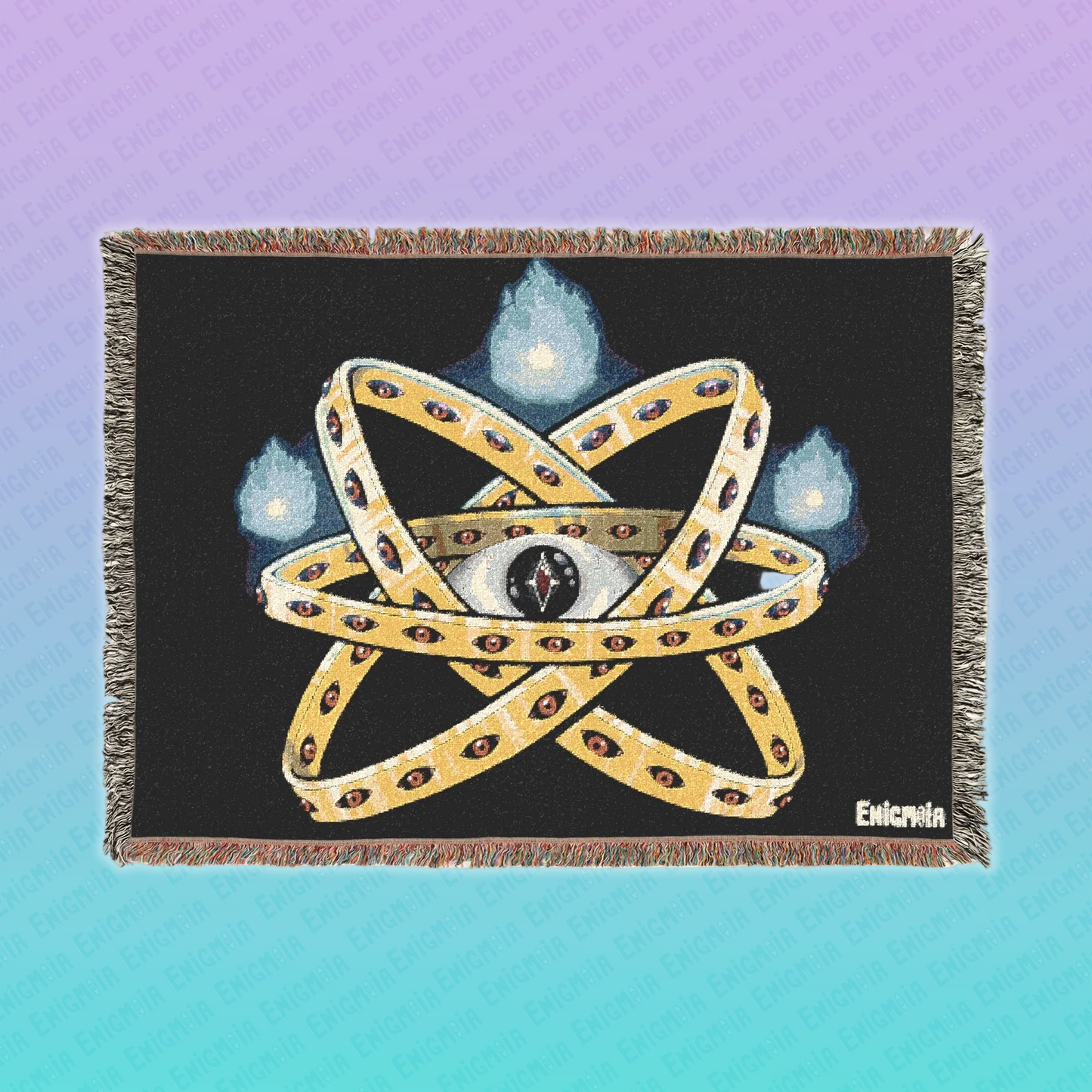 Be Not Afraid — Ophanim - Textured Woven Throw Blanket