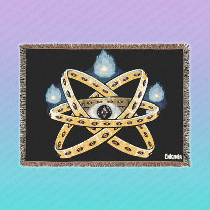 Be Not Afraid — Ophanim - Textured Woven Throw Blanket