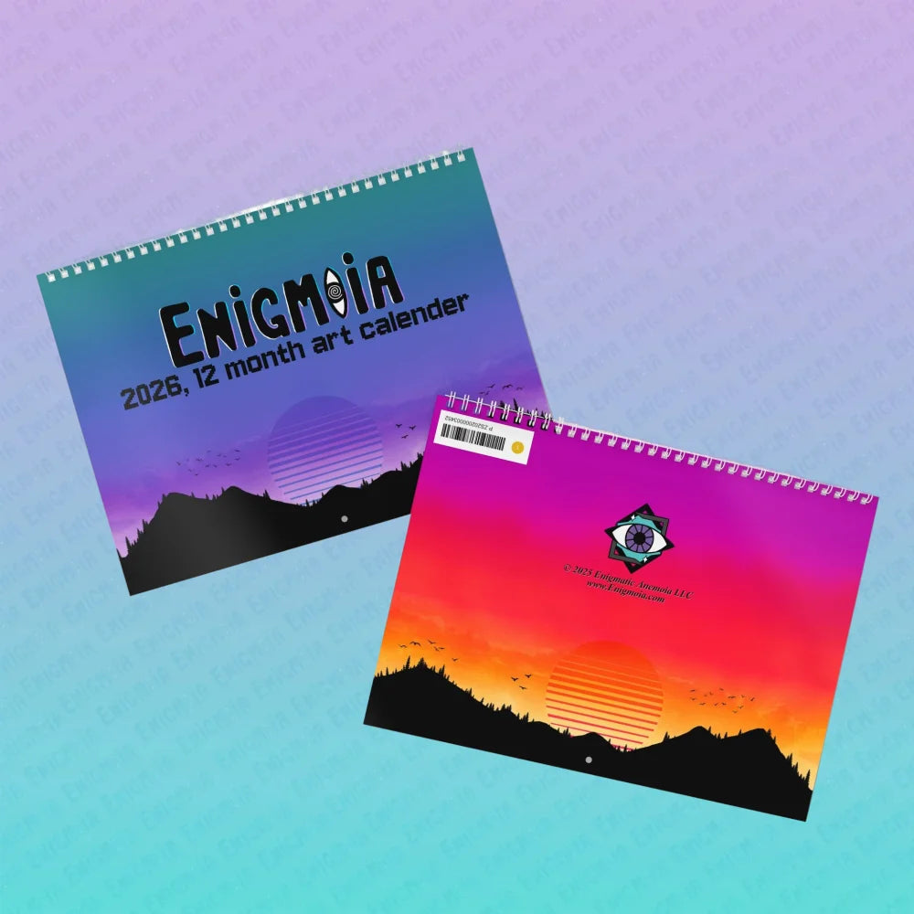 Enigmatic Anemoia Art — Wall Calendar (2026) Calendar