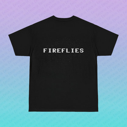 Fireflies — Earth At Night Unisex Regular Cosmic T-Shirt