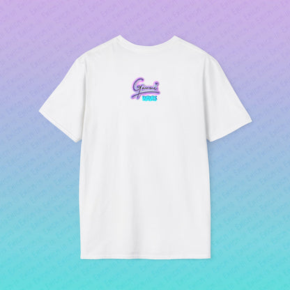 Gummi — Waves - Retro Aesthetic Geometric Memphis Style Pastel Vaporwave Unisex T-Shirt