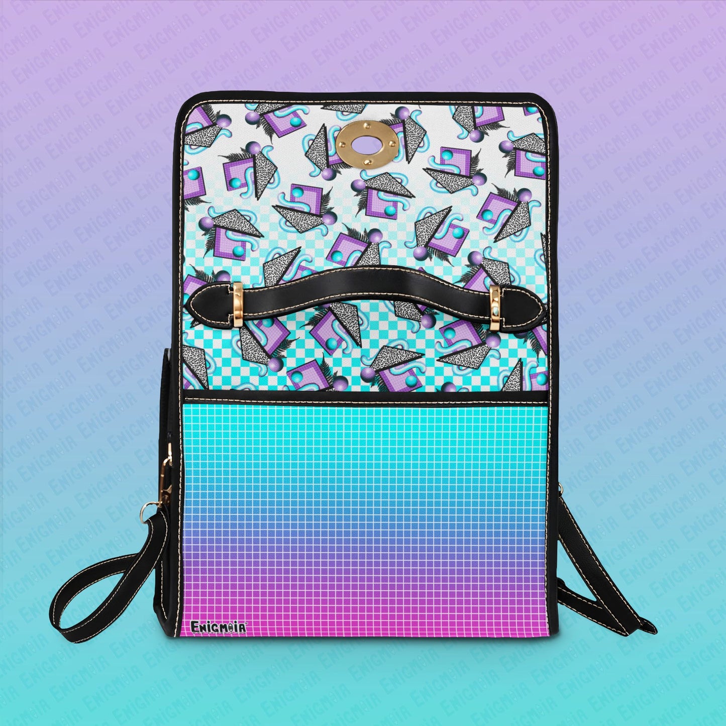 Gummi — Retro Aesthetic Geometric Memphis Style Pastel Vaporwave Crossbody Bag