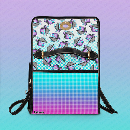Gummi — Retro Aesthetic Geometric Memphis Style Pastel Vaporwave Crossbody Bag