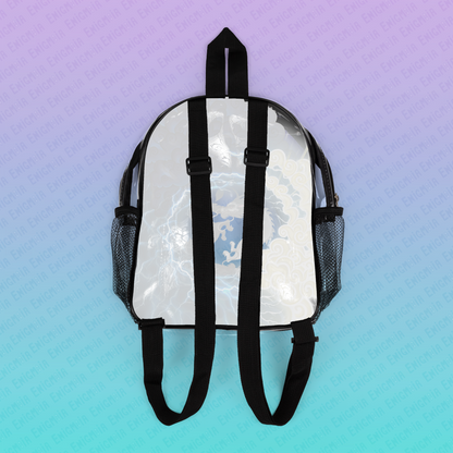 Hurricos & Zephyr — Chinese Yin Yang Dragon Clear Transparent Stadium Backpack