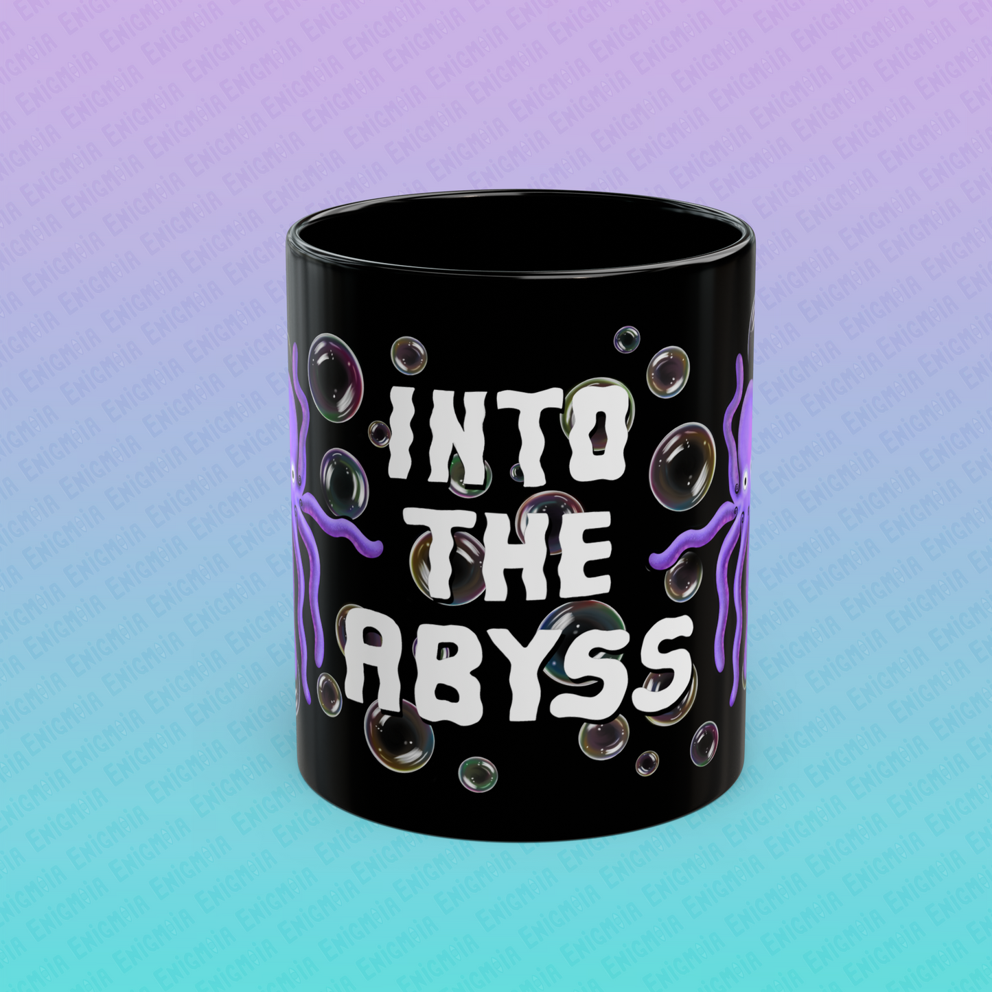 Into The Abyss — Octopus - Black Mug (11oz)