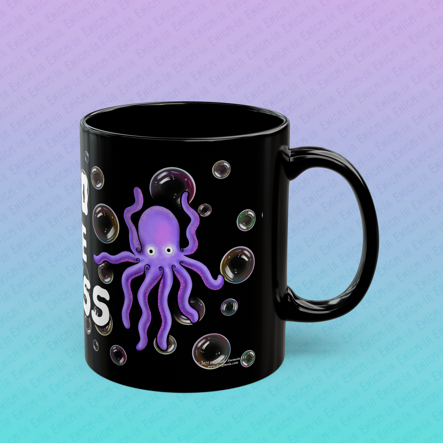Into The Abyss — Octopus - Black Mug (11oz)