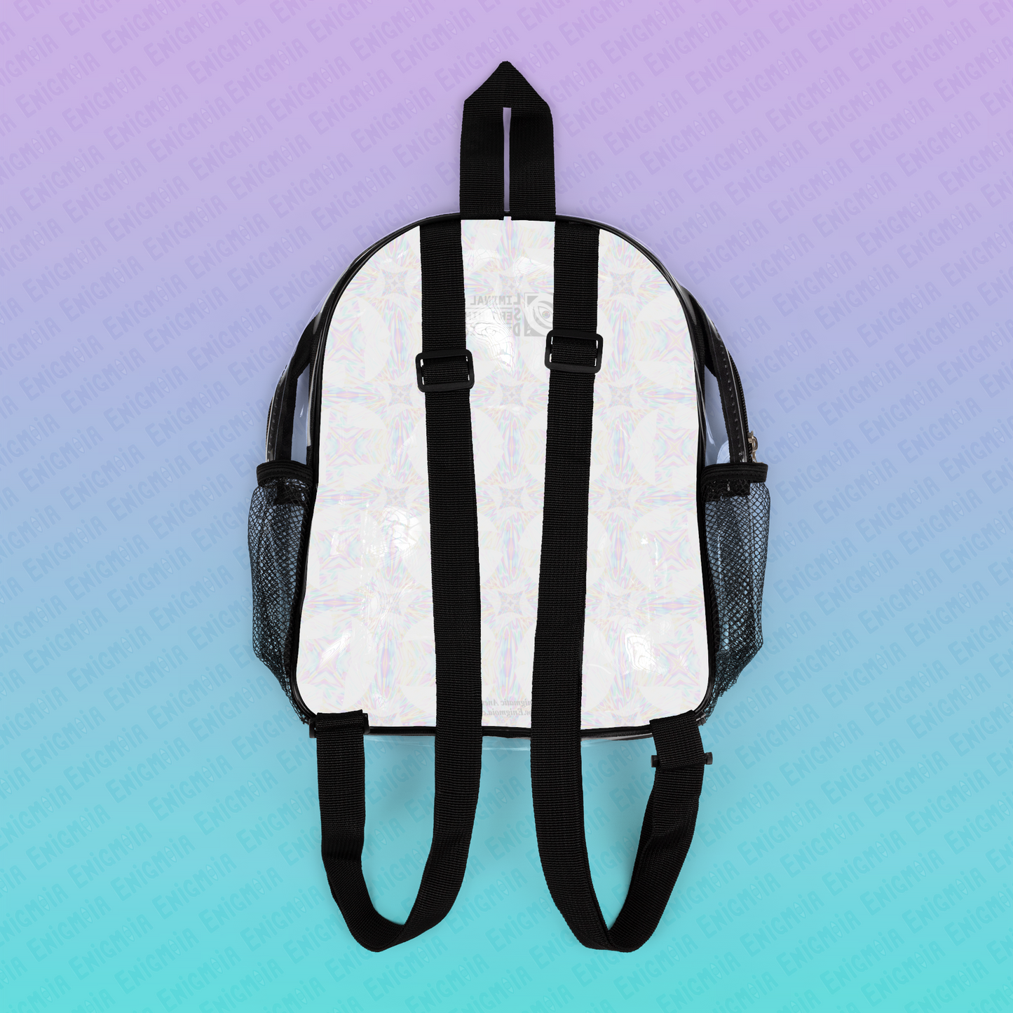 Liminal Seraphim Dimension - Biblically Accurate Angel Clear Transparent Stadium Backpack