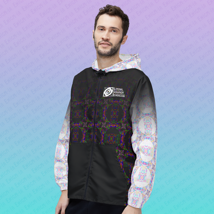 Liminal Seraphim Dimension — Biblically Accurate Angel AOP Unisex Windbreaker Jacket