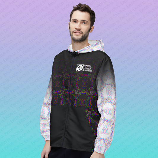 Liminal Seraphim Dimension — Biblically Accurate Angel AOP Unisex Windbreaker Jacket