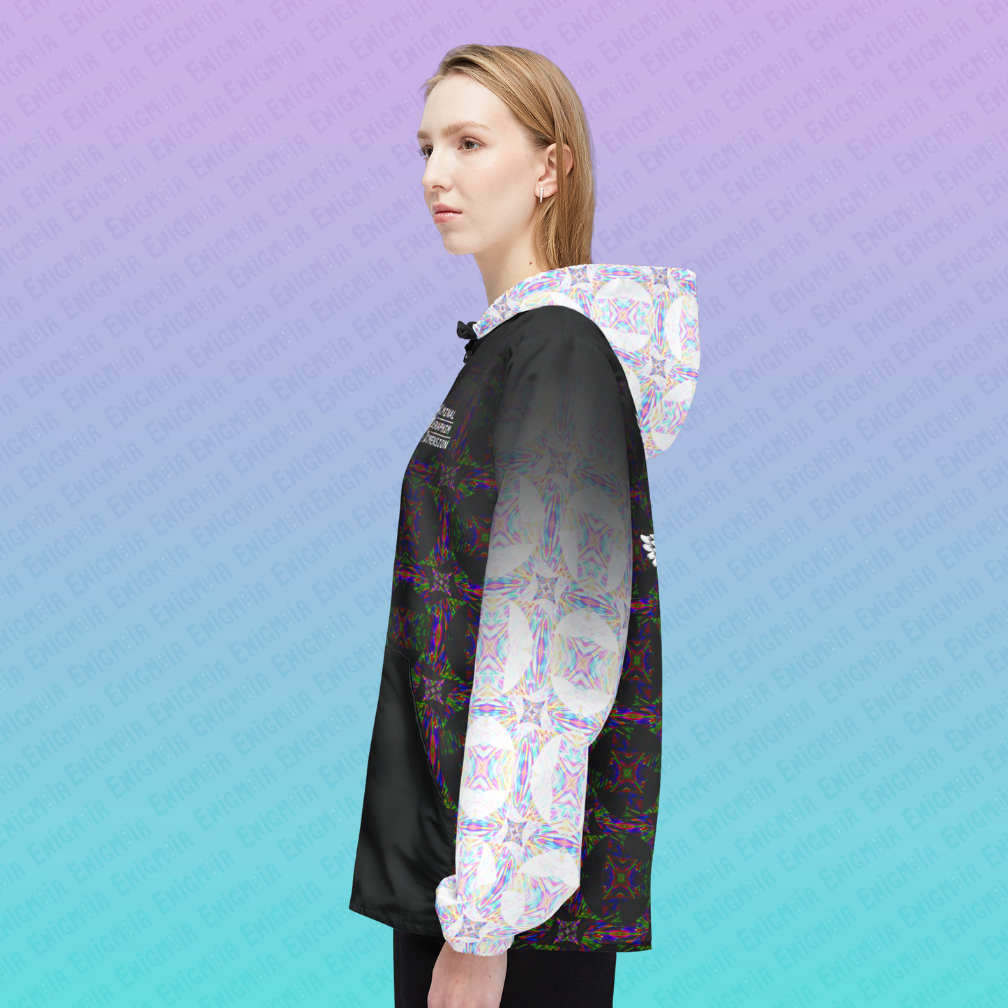 Liminal Seraphim Dimension — Biblically Accurate Angel AOP Unisex Windbreaker Jacket