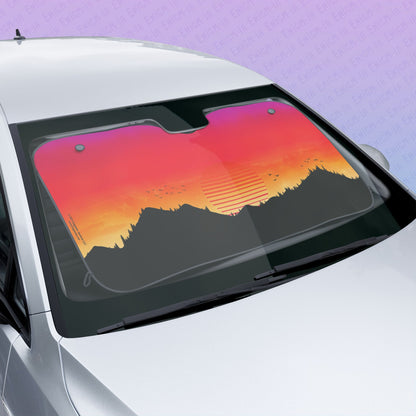 Outrun Daze — Sunrise - Car Sun Shade