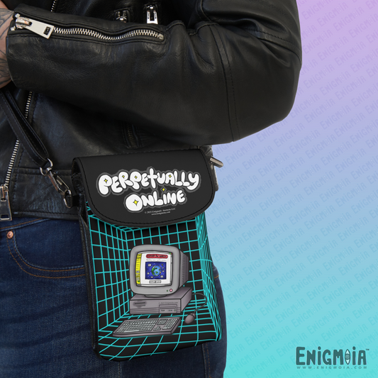 Perpetually Online — Small Cell Phone Wallet Crossbody Bag