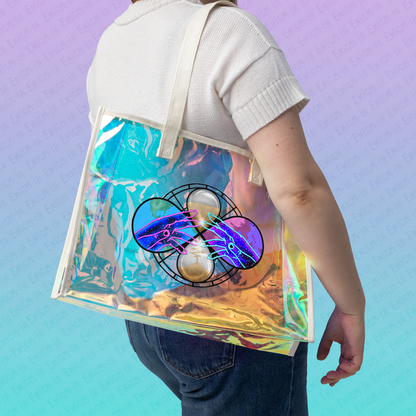 Purgatory — Cosmic Limbo Holographic Transparent Beach Tote Bag