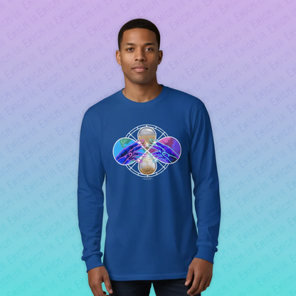 Purgatory — Unisex Cotton Cosmos Long Sleeve T-Shirt