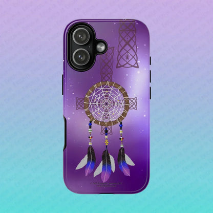 Silent Warrior — Inverted - Dreamcatcher Tough Phone Case iPhone 16 / Glossy Phone Case