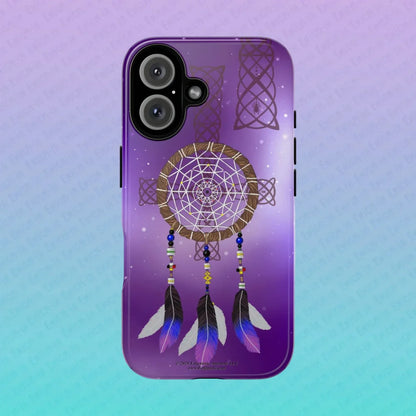 Silent Warrior — Inverted - Dreamcatcher Tough Phone Case iPhone 16 Plus / Glossy Phone Case